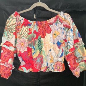 Rachel Zoe Multicolor Floral Blouse